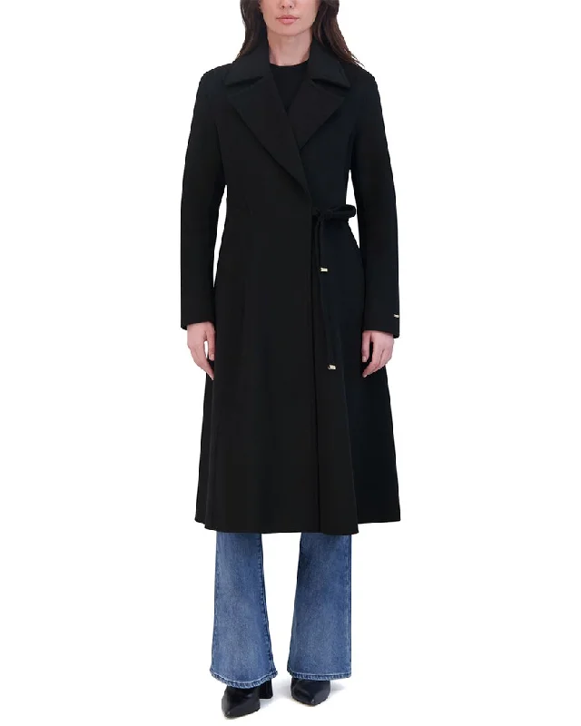 Price Blitz Tahari Wool-Blend Wrap Coat