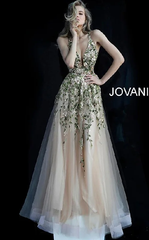 Stock Clearance Jovani 60800 Sleeveless Long Prom Dress