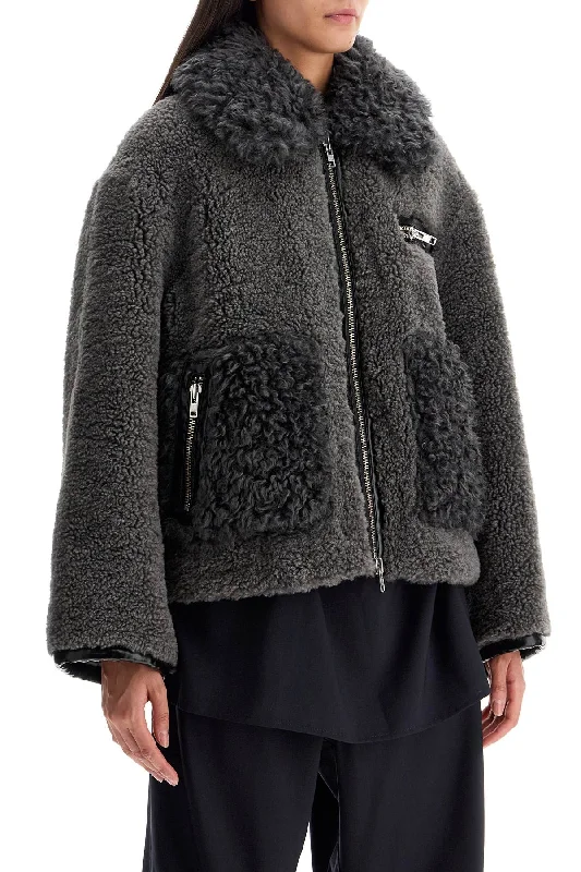Online Only Stand Studio Short Eco Shearling Coat