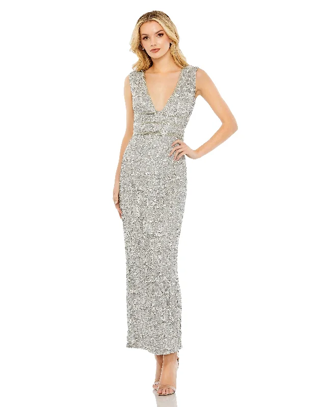 Act Fast Mac Duggal 57701 Beaded Formal Prom Dress
