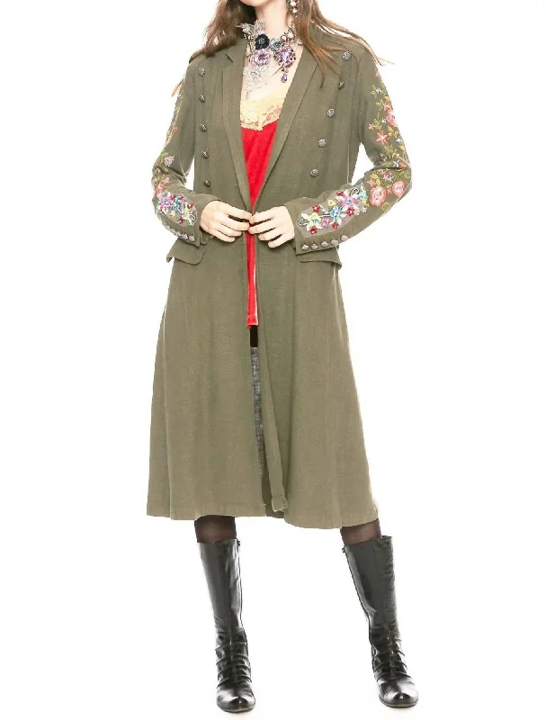 Instant Savings Cherish Coat In Army