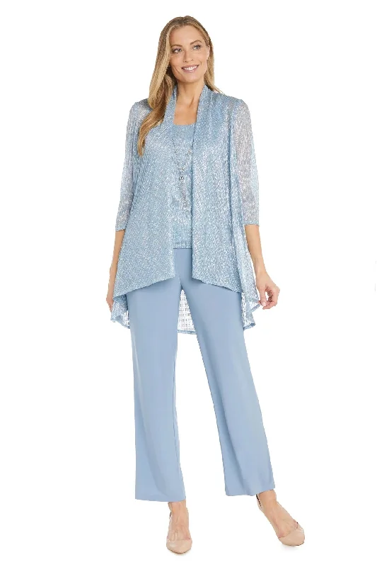 Fantastic Offers R&M Richards 1642 Long Formal Sequin Pant Suit