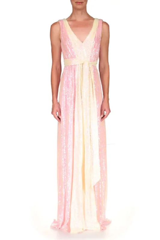 Clearance Event Badgley Mischka EG3513 Formal Sequin Long Dress