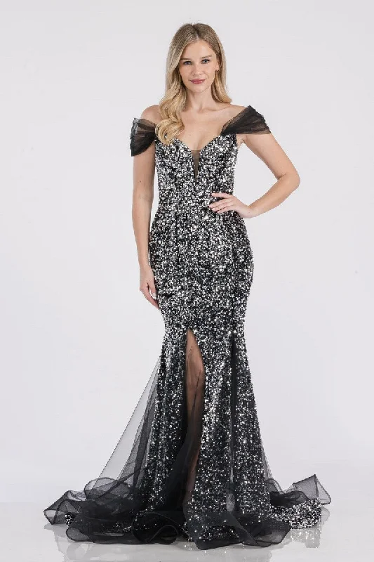 Lowest Price Prima Dress SA502353 Long Sequin Mermaid Formal Prom Dress