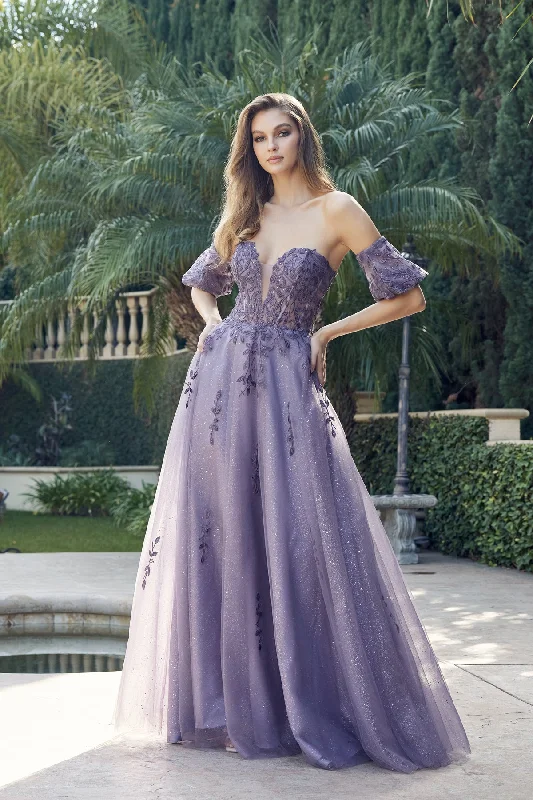 Bargain Prices Juliet 2409 Long Formal Detachable Sleeves Prom Dress