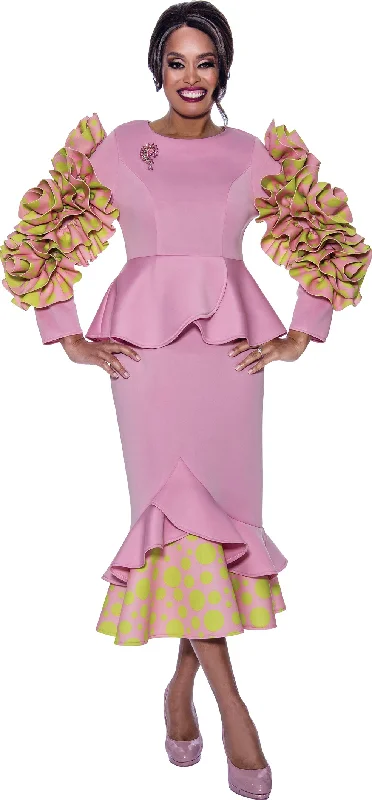 Seasonal Clearance Divine Apparel SL1971W Plus Size Formal Long Sleeve Midi Dress
