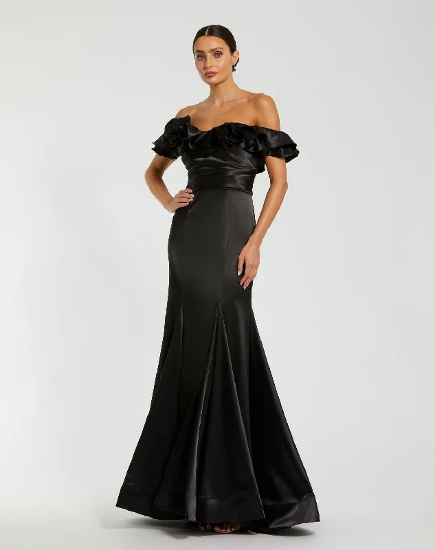 Limited Stock Mac Duggal 49834 Long Mermaid Formal Evening Prom Dress