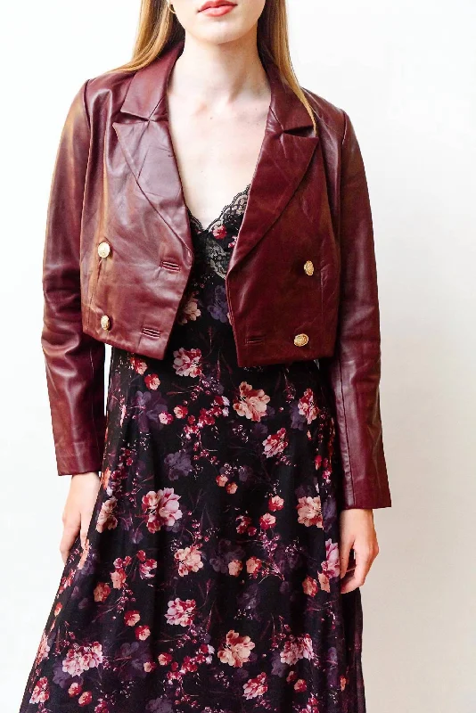 One-DAY Sale Boa Jacket In Cranberry