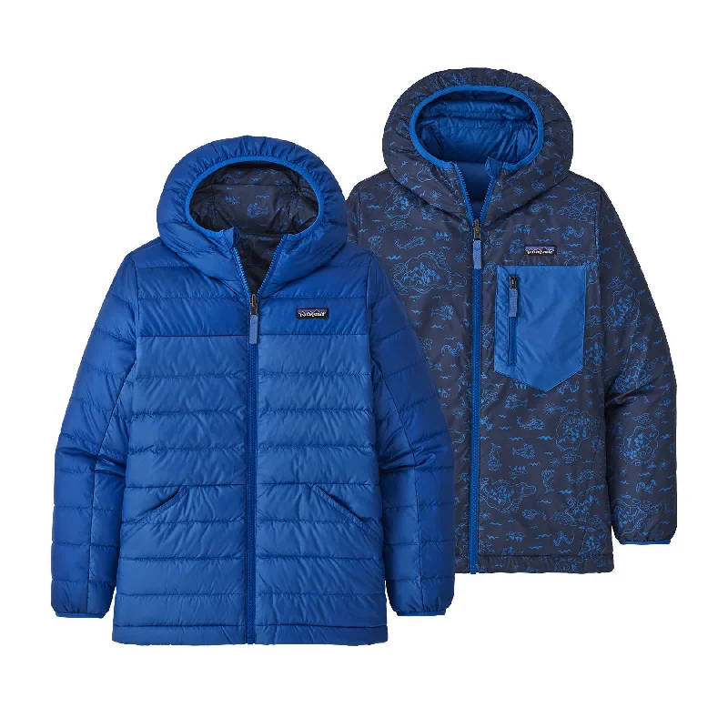 Boys' Reversible Down Sweater Hoody