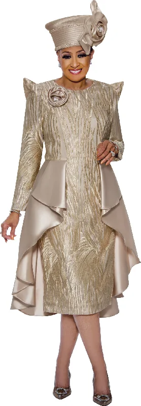 Value Deals Divine Apparel DCC5391 Formal Mother of the Bride Overskirt Midi Dress