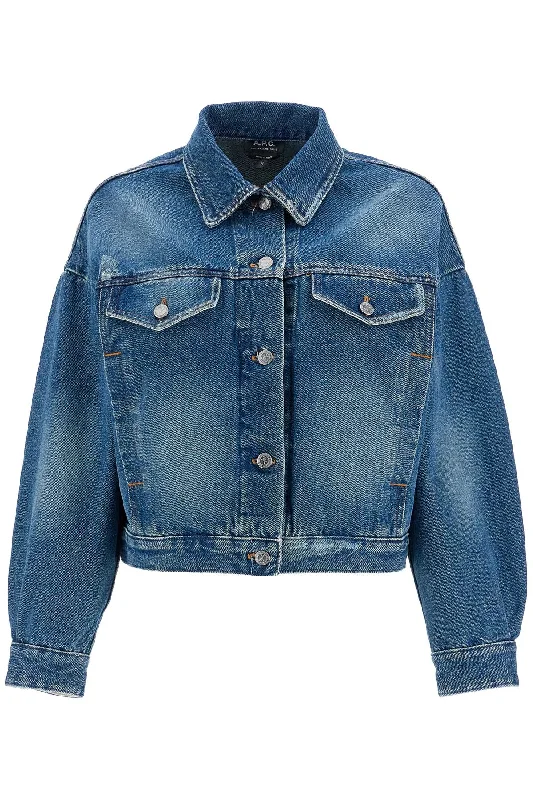 Doorbuster Deal A.P.C. Women's "Boxy blue Jacket In C