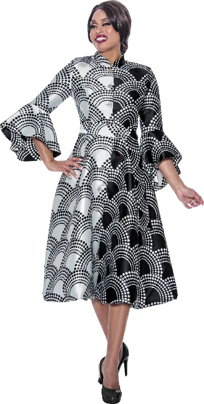 Closeout Divine Apparel DN12291W Plus Size Formal Midi Length Dress