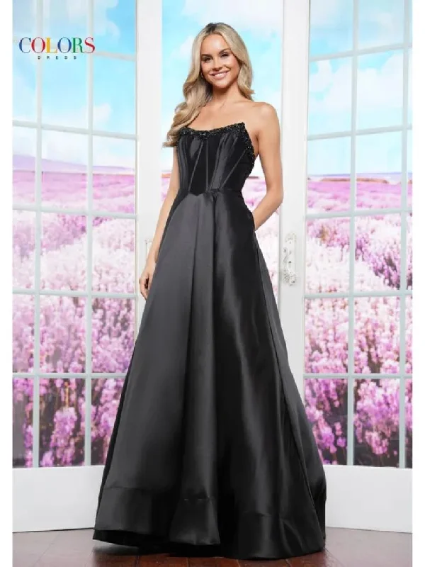 Colors 3478 Formal Ball Gown Long Evening Prom Dress