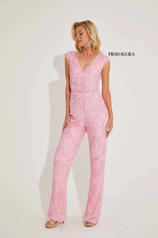Best Deals Primavera Couture 4275 Sequin Beaded Formal Jumpsuit
