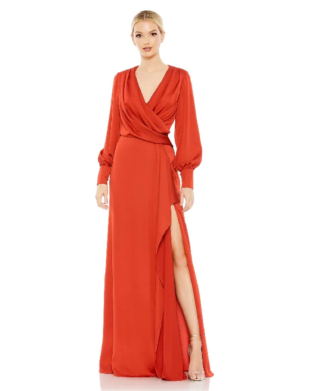 Holiday Sale Mac Duggal 26895 Long Sleeve Formal Prom Dress
