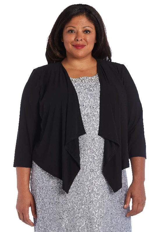 Daily Specials R&M Richards 7894W Long Sleeves Plus Size Open Jacket Sale