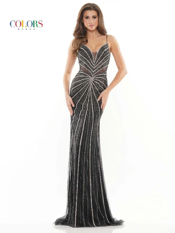 Early Bird Discount Colors 2767 Colors Long Formal Spaghetti Strap Prom Dress