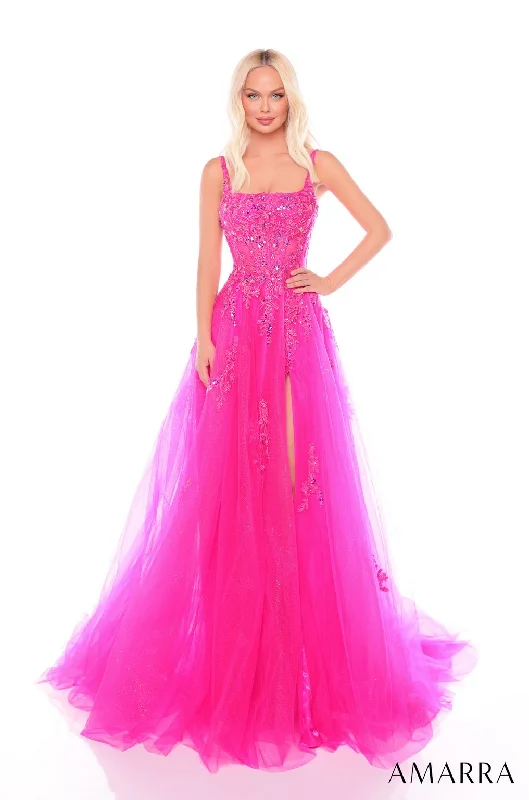 Amarra 88084 Long A Line Formal Evening Prom Dress