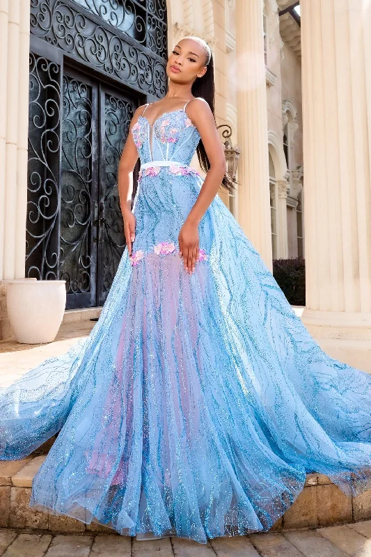 Instant Discount Portia and Scarlett PS24251 Overskirt Prom Long Formal Dress