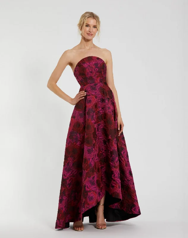Early Bird Discount Mac Duggal 27596 Formal Prom High Low Dress