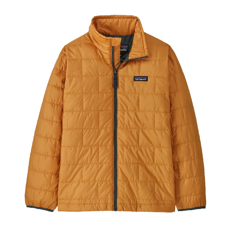 Quick Sale Kids' Nano Puff Brick Quilt Jacket