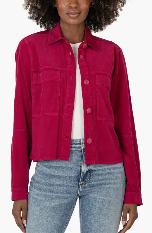 YEAR-End Clearance Women's Zinnia Casual Jacket In Fuschia