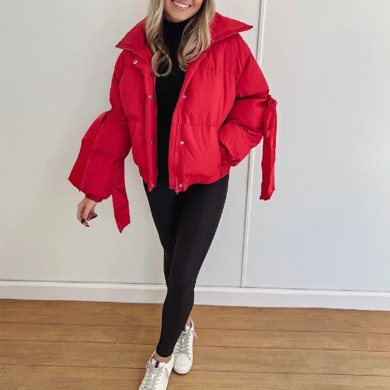 Deal of the Day London Puffer - Red