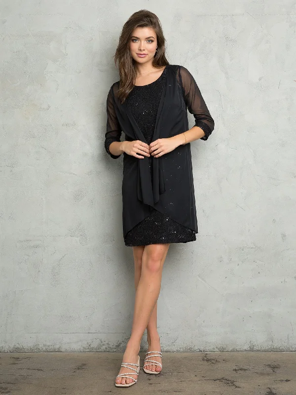 Unmissable Offer Eva Fashion 3490 Two Piece Short Mother of the Bride Dress