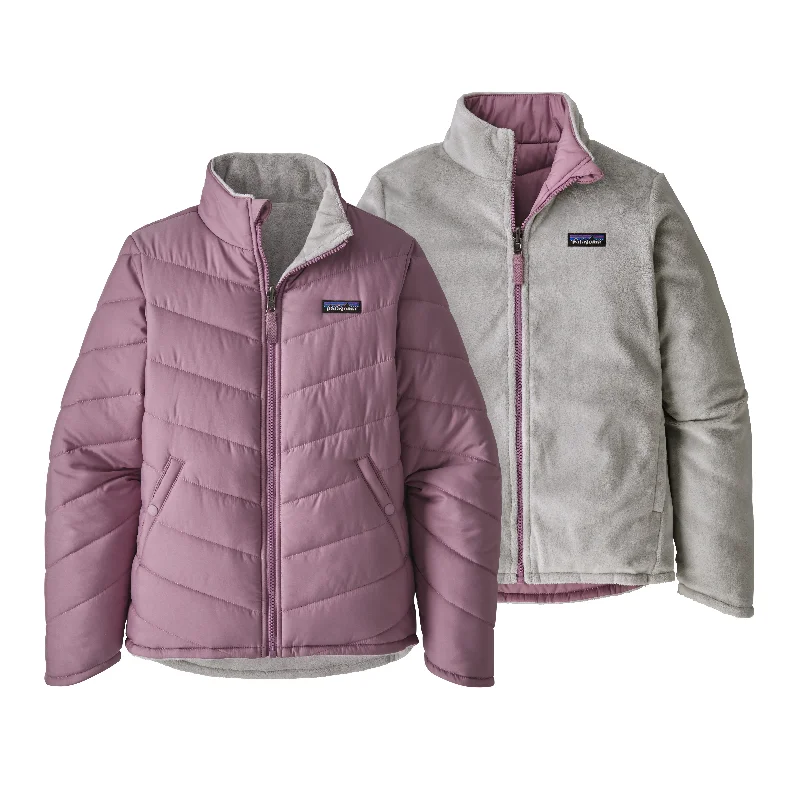 Girls' Reversible Snow Flower Jacket