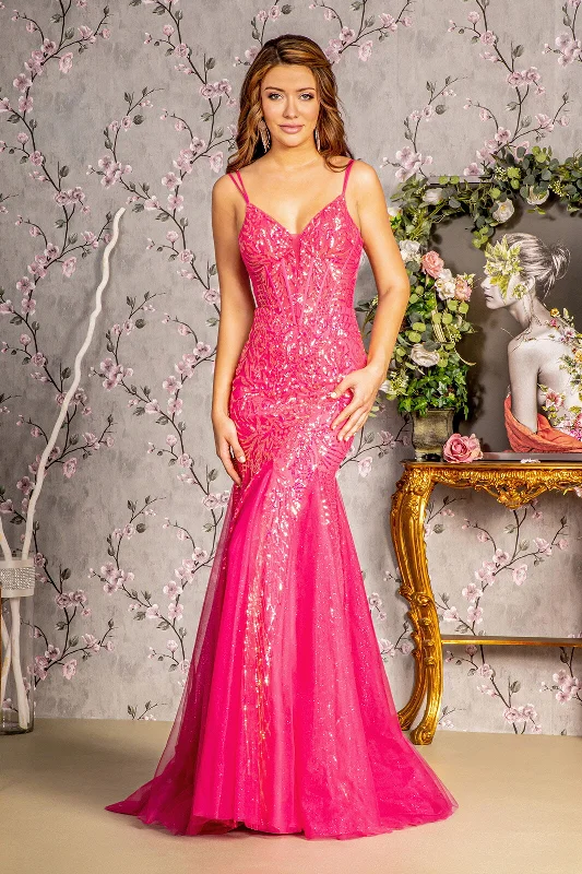 Sequin Mermaid Long Prom Dress