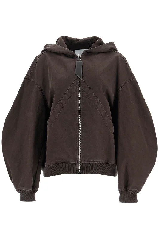 The Attico Women's Cotton Bomber Jacket With Hood