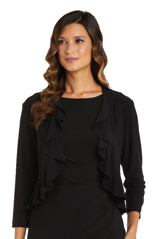 Midnight Sale R&M Richards 42780 Formal 3/4 Sleeve Ruffle Jacket