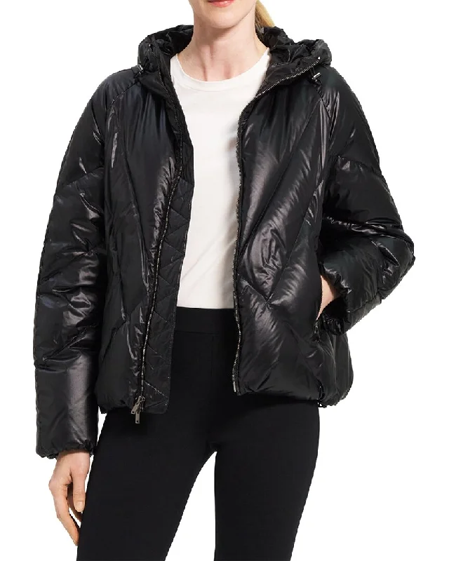 Overstock Theory Angular Puffer Jacket