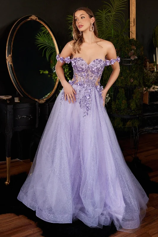 Extra Savings Cinderella Divine CB104 Off Shoulder Ball Gown