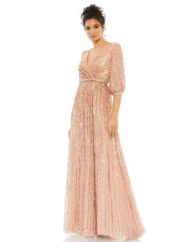 Price Drop Alert Mac Duggal A5509 Long Formal Sequins Dress