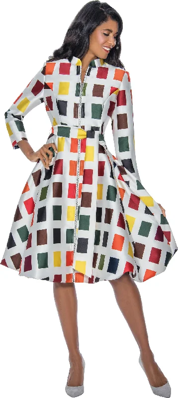 Savings Bonanza Divine Apparel DN751 A Line Mother of the Bride Printed Short Dress