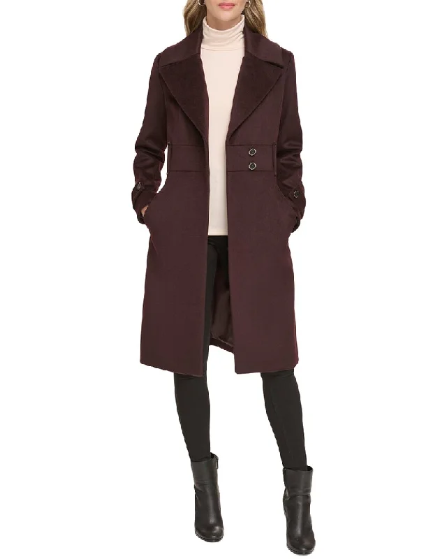 New Deals Kenneth Cole Wool-Blend Coat