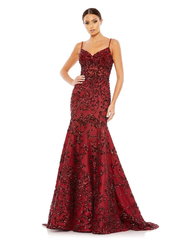 Factory Direct Sale Mac Duggal 20199 Long Sequin Formal Prom Mermaid Dress