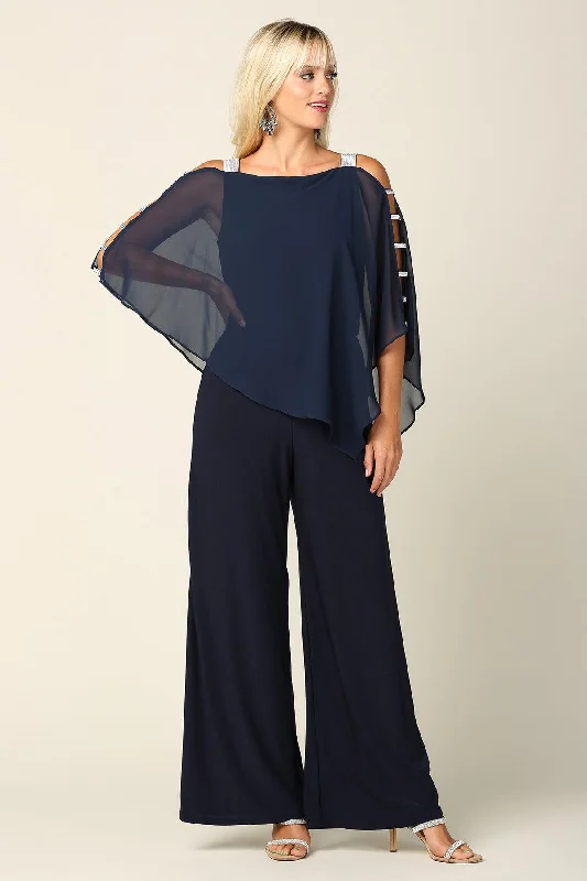 Buy More, Save More Eva Fashion EV3381 Navy M Sale