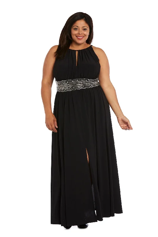 Weekend Special R&M Richards 3578W Long Plus Size Formal Evening Dress