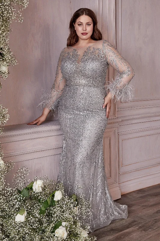 Special Discount Cinderella Divine CB090C Plus Size Sexy Long Formal Prom Dress