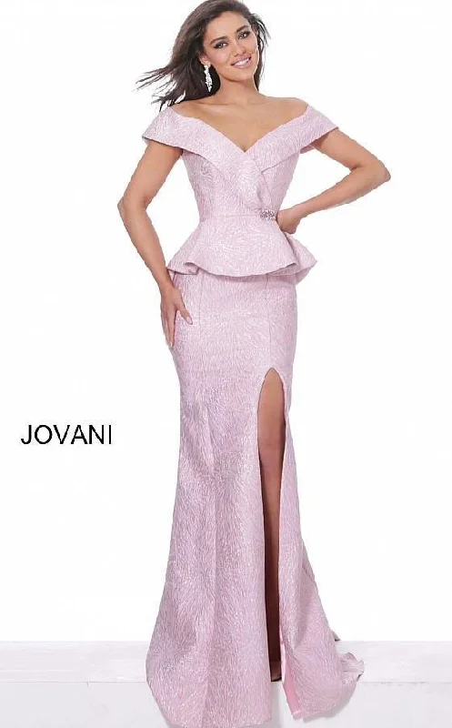Can't Be Beat Jovani 03944 Long Off Shoulder Mother of the Bride Dress Sale