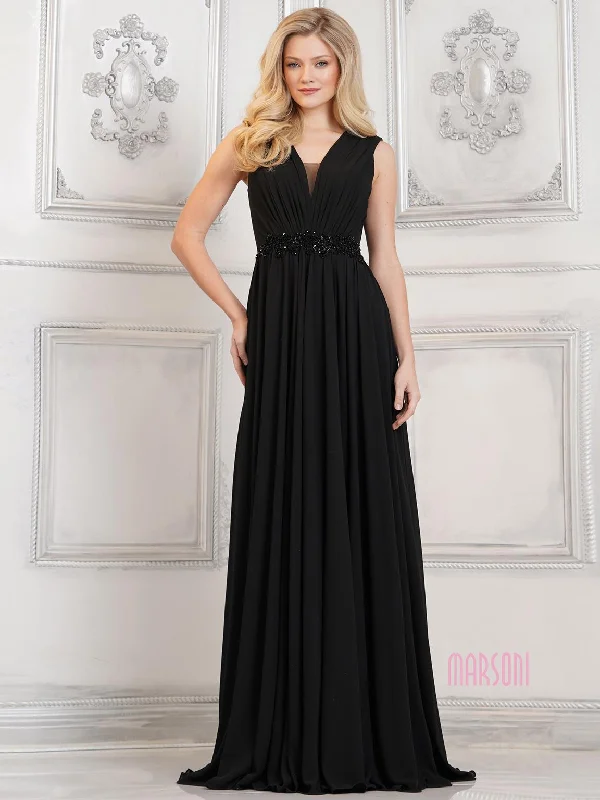 Deal Mania Marsoni MV1292 Long A Line Formal Evening Dress