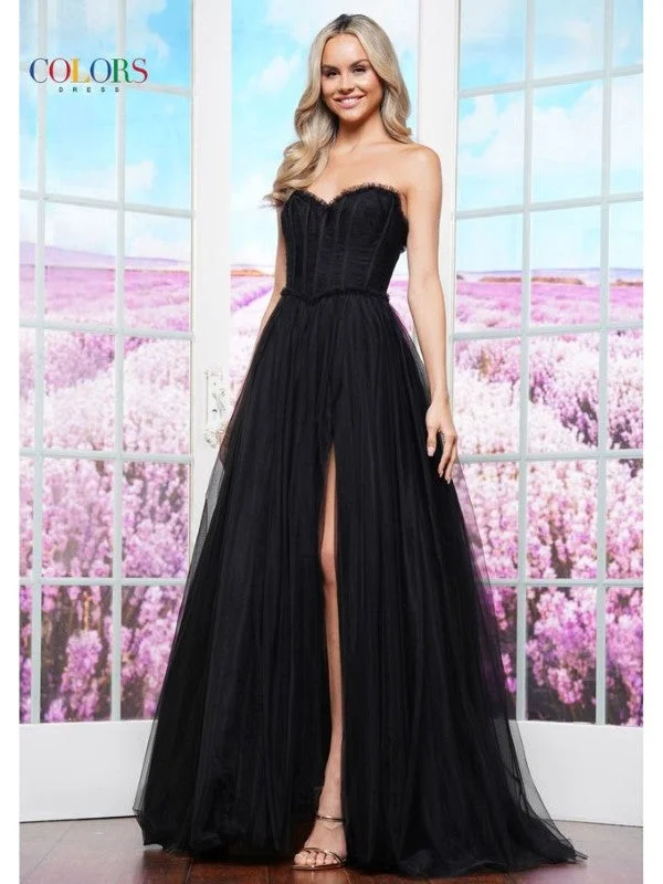 Colors 3486 Formal Ball Gown Long Prom Dress