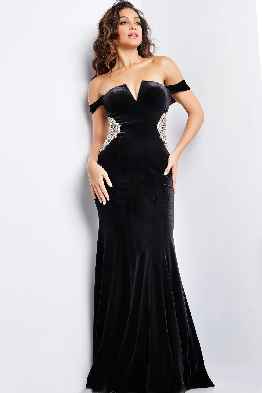 Weekend Special Jovani 36733 Midriff Detail Fitted Long Formal Prom Dress