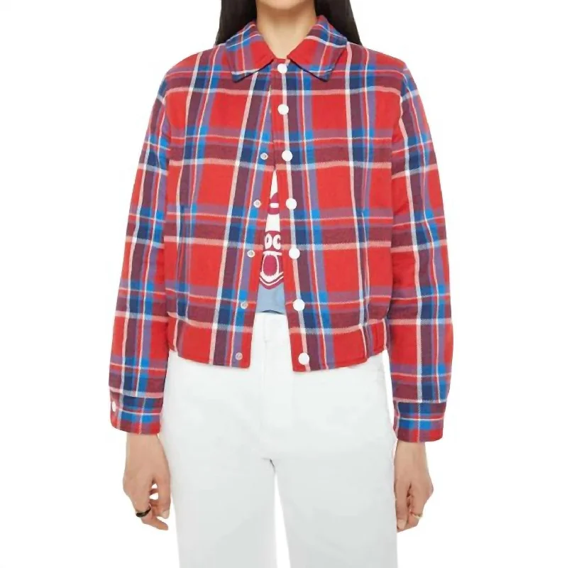 Sale Event Plaid Casual Jacket In The Happy Camper