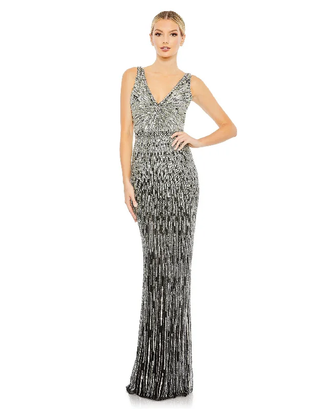 Exclusive Offers Mac Duggal 5483 Prom Formal Long Fitted Sequin Dress