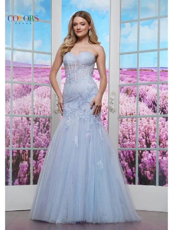 While Supplies Last Colors 3529 Formal Mermaid Long Evening Prom Dress