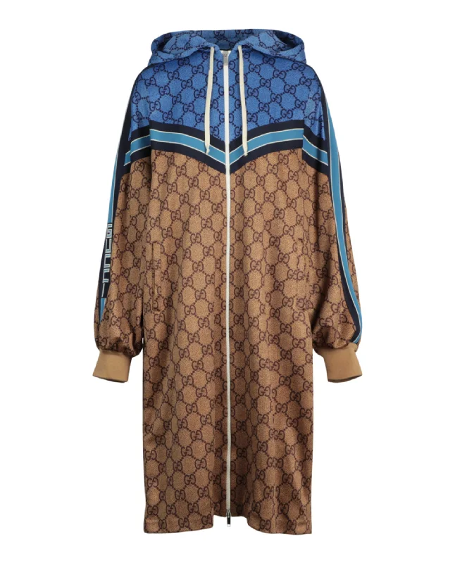 Don’t Miss Out Oversized Technical Jersey Long Jacket