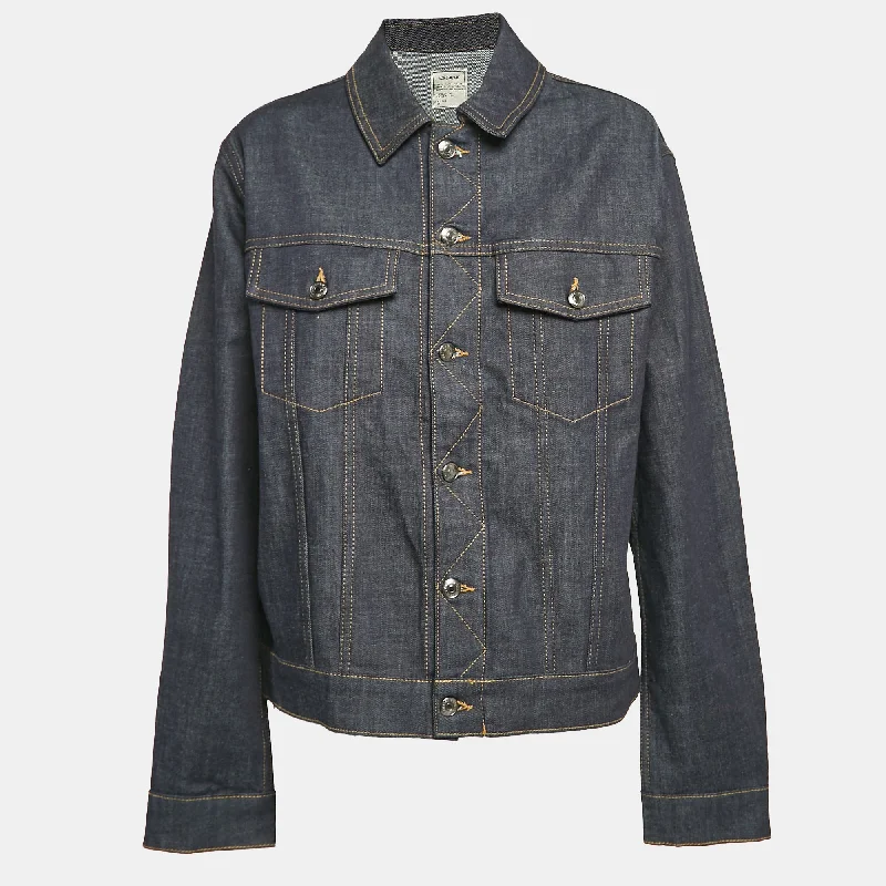 Markdowns Zadig & Voltaire Blue Denim Button Front Jacket
